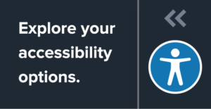 AudioEye Accessibility Statement Graphic for accessibility options button